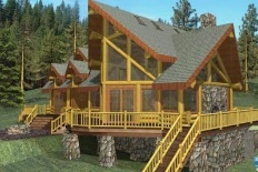 Hart’s Desire Log Home