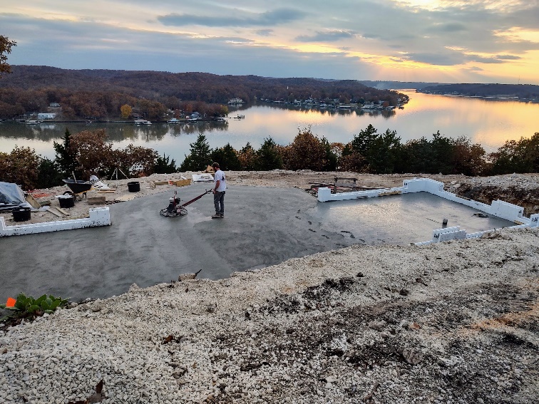 Widdowson log home construction photo 4